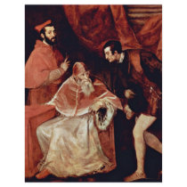 Portrait Of Pope Paul Iii, Cardinal Alessandro Far Custom Letterhead