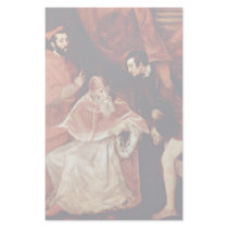 Portrait Of Pope Paul Iii, Cardinal Alessandro Far Personalized Stationery