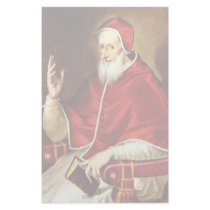 Portrait Of Pope Pius V. By Greco El Stationery Paper