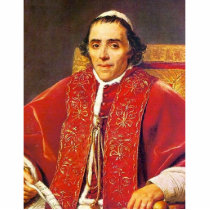 Portrait Of Pope Pius Vii By David Jacques-Louis Photo Cut Out