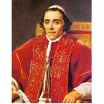 Portrait Of Pope Pius Vii By David Jacques-Louis Photo Cut Out