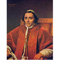 Portrait Of Pope Pius Vii By David Jacques-Louis ( Cut Out
