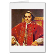 Portrait Of Pope Pius Vii By Jacques-Louis David Cards
