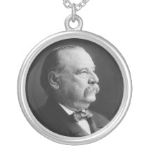 Portrait of President Stephen Grover Cleveland Necklaces