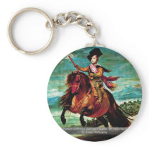 Portrait Of Prince Balthasar Carlos On Horseback Key Chains