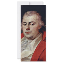 Portrait Of Prince Golitsyn Alexei Russian Ambassa Rack Card Design