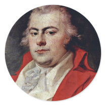 Portrait Of Prince Golitsyn Alexei Russian Ambassa Stickers