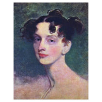 Portrait Of Princess Lieven By Sir Thomas Full Color Flyer