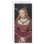 Portrait Of Princess Sybille Of Cleves As A Bride Customized Rack Card
