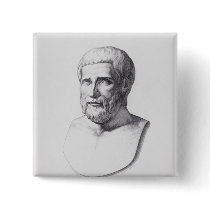 Portrait of Pythagoras Pin