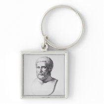 Portrait of Pythagoras Key Chains