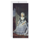 Portrait Of Queen Charlotte By Sir Thomas Rack Card
