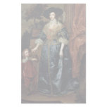 Portrait Of Queen Henrietta Maria With Sir Jeffrey Stationery Design