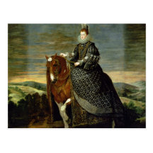 Portrait of Queen Margaret of Austria  1629-35 Post Cards