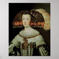 Portrait of Queen Maria Anna  of Spain Print