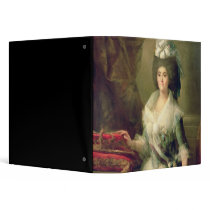 Portrait of Queen Maria Luisa Vinyl Binder
