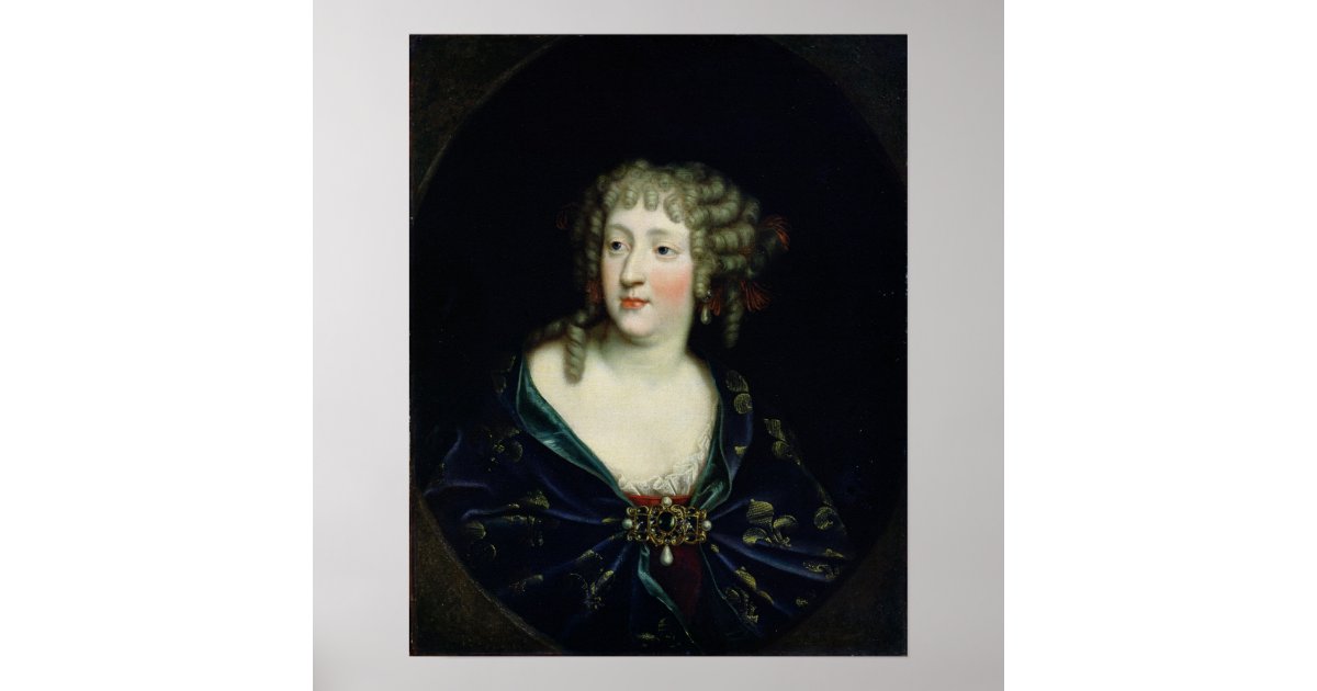 Portrait Of Queen Marie Therese Of France Poster Zazzle