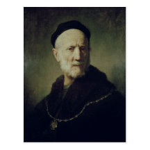 Portrait of Rembrandt's Father Postcards