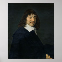 Portrait of Rene Descartes  c.1649 Poster