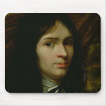 Portrait of Rene Descartes Mousepads