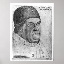 Portrait of Rene I  Duke of Anjou Poster