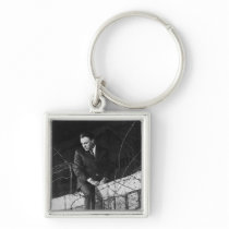 Portrait of Richard Burton Keychains