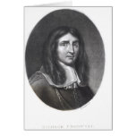 Portrait of Richard Cromwell Greeting Cards