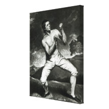 Portrait of Richard Humphreys Canvas Print