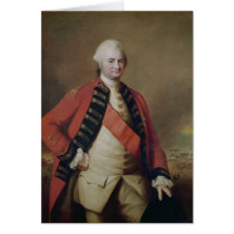 Portrait of Robert Clive  1st Baron Clive, 1773 Card