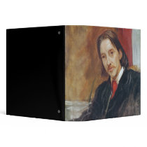 Portrait of Robert Louis Stevenson  1886 Vinyl Binders