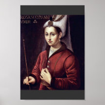 Portrait Of Roxelane By Venezianischer Meister Poster