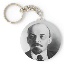 Portrait of Russian Vladimir Ilyich Lenin Key Chain