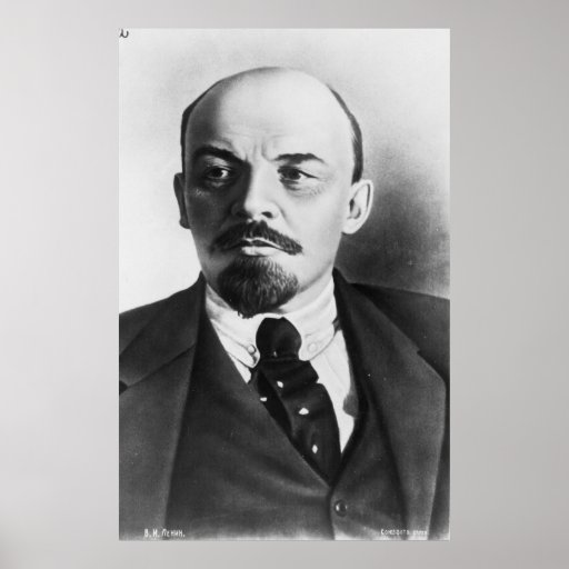 Portrait of Russian Vladimir Ilyich Lenin Posters