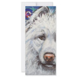 Portrait of Samoyed Custom Rack Card
