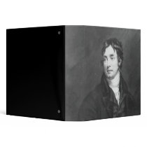 Portrait of Samuel Taylor Coleridge 3 Ring Binders