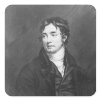 Portrait of Samuel Taylor Coleridge Sticker