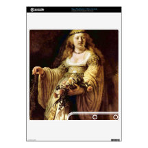 Portrait of Saskia as Flora by Rembrandt Decals For PS3 Slim