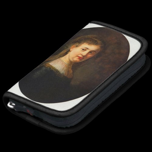 Portrait of Saskia with veil, Oval by Rembrandt Folio Planner