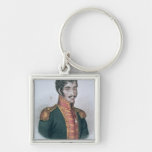 Portrait of Simon Bolivar Keychain