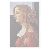 Portrait Of Simonetta Vespucci By Botticelli Sandr Stationery