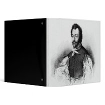 Portrait of Sir Francis Drake Vinyl Binder