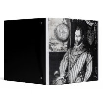 Portrait of Sir Francis Drake Vinyl Binder
