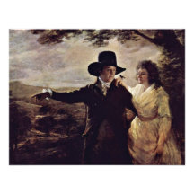 Portrait Of Sir John And Lady Clerk By Sir Henry Personalized Invitations