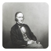 Portrait of Sir Richard Owen Square Sticker