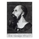 Portrait of Sir Thomas Wyatt Greeting Card
