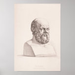 Portrait of Socrates Poster