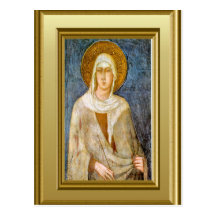 Portrait of St Clare, Assisi Postcards