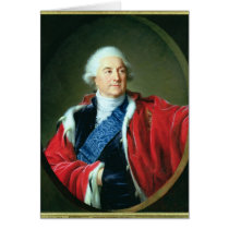 Portrait of Stanislas II Augustus , 1797 Greeting Card