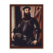 Portrait Of Stefano Colonna. By Bronzino Angelo Post Card