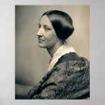 Portrait of Suffragist Susan Brownell Anthony 1850 Print